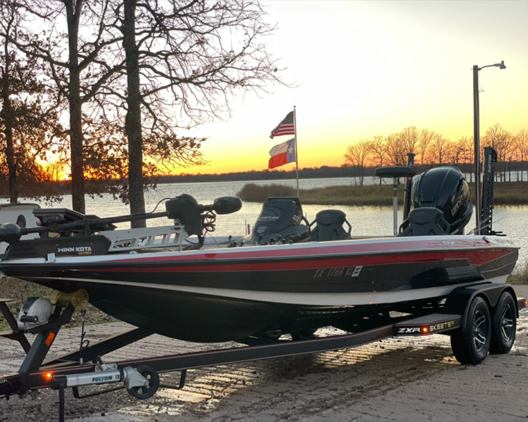 Bass Fishing on Lake Fork in the Fall